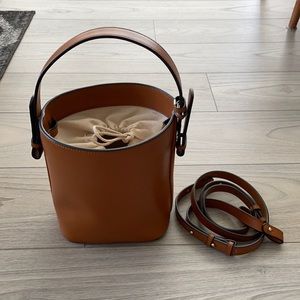 Leather bucket bag ( similar to Staud bucket)